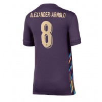 Camisa de Futebol Inglaterra Alexander-Arnold #8 Equipamento Secundário Mulheres Europeu 2024 Manga Curta